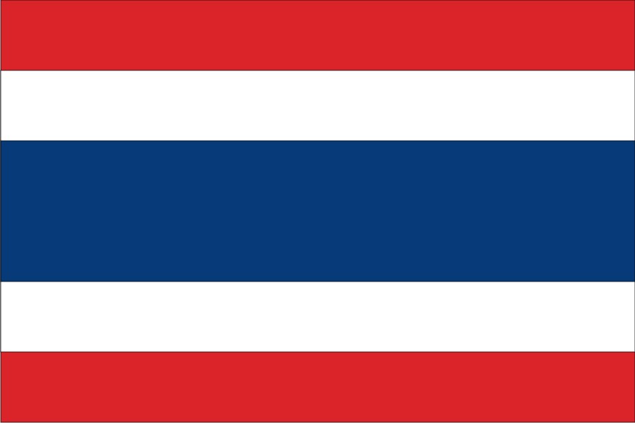 Flag Rod Hvid Bla Vandret